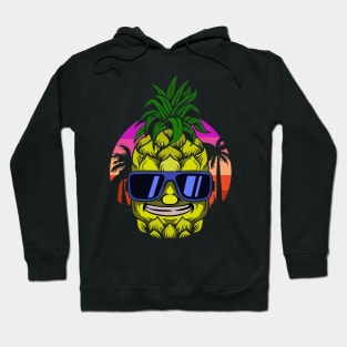 Pineapple Beach Vintage Design Hoodie